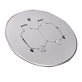 Legrand - Wiremold 895 Brass or Brushed Aluminum Duplex Cover Plate